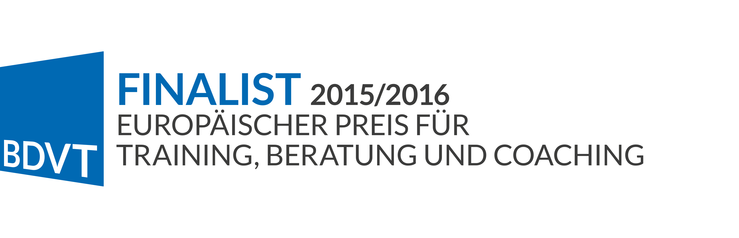 Finalist Internationaler deutscher Trainer Preis